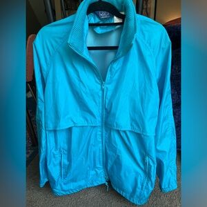 Blue Windbreaker